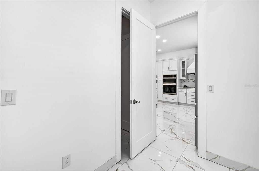 Interior, Kitchen, Marble, Recessed Lighting