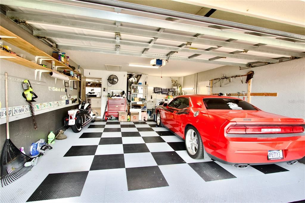 Garage, Interior, Recessed Lighting