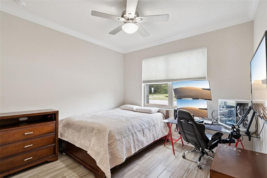 Bedroom, Home Office, Interior, Wood Texture Flooring