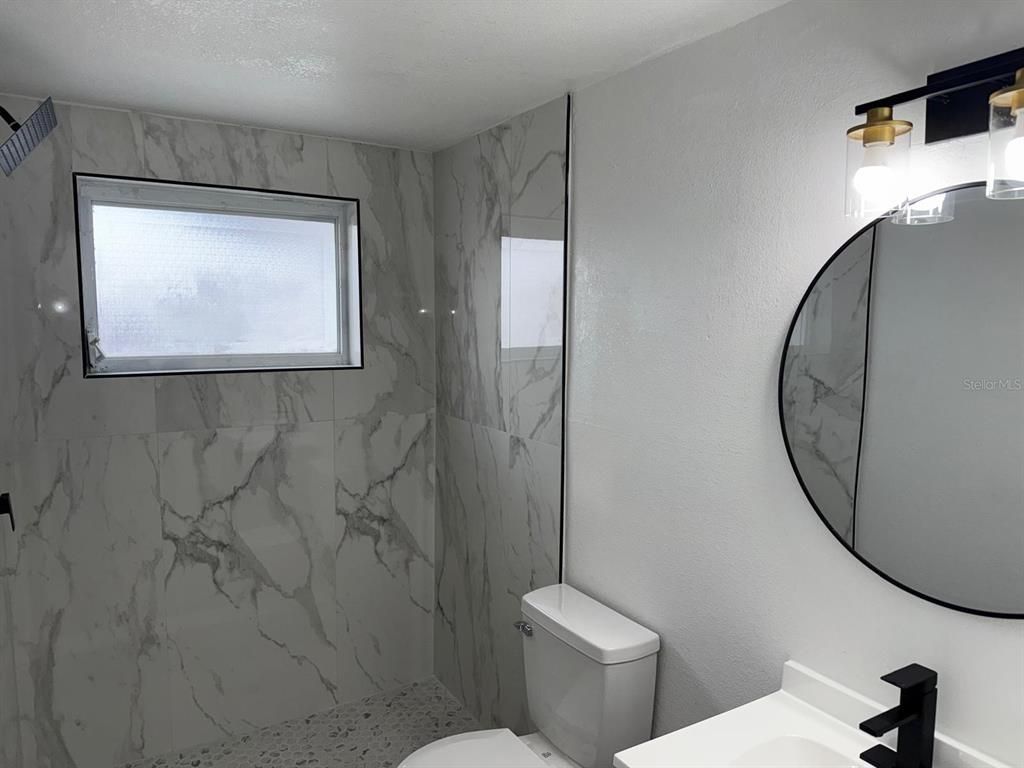Bathroom, Interior, Marble Walls