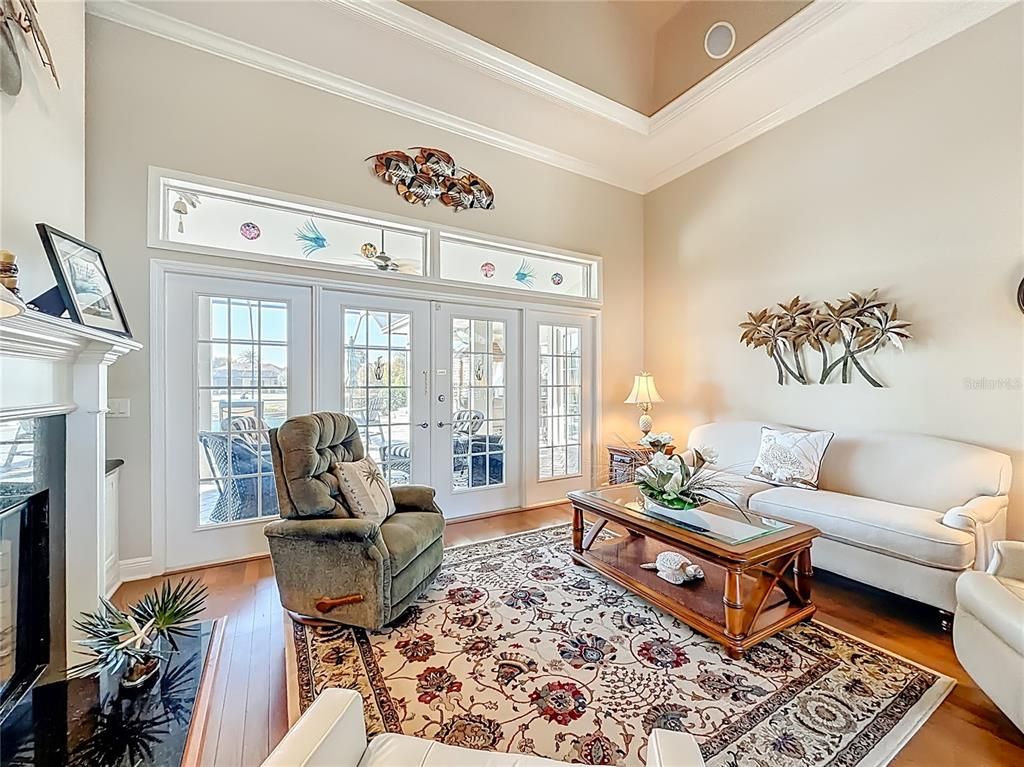 Fireplace, Interior, Living room, Wood Texture Flooring