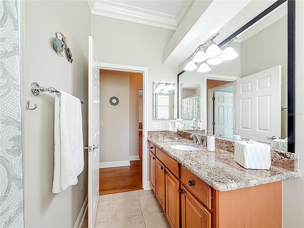 Bathroom, Dual Sink Vanities, Interior, Wood Texture Flooring