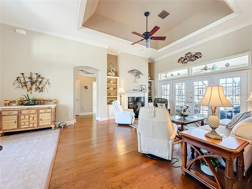 Fireplace, Interior, Living room, Wood Texture Flooring