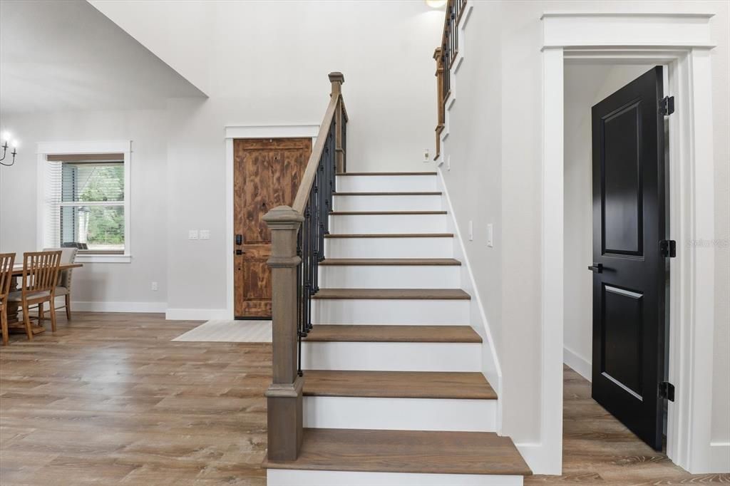Dining room, Interior, Wood Texture Flooring