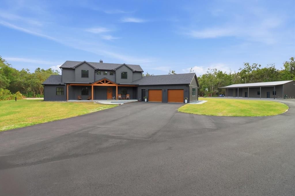 Attached, Backyard, Exterior, Facade, Ranch