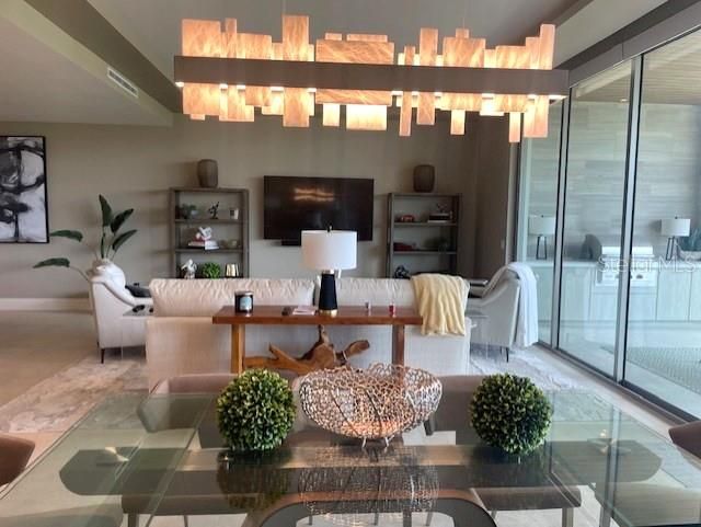 Chandelier, Dining room, Interior, Living room