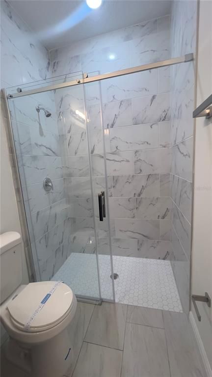 Bathroom, Glass Shower, Interior, Marble Walls