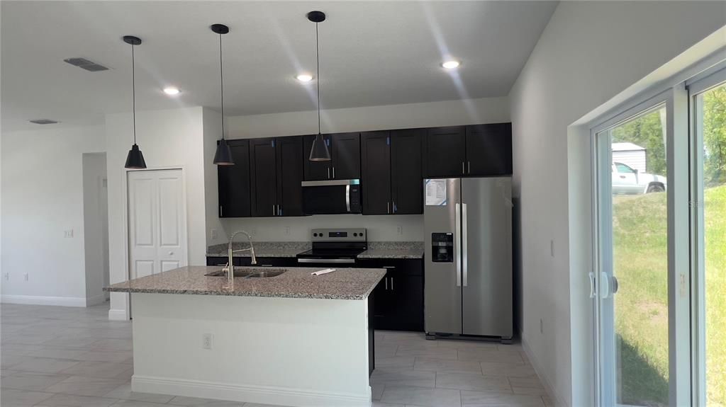 Interior, Kitchen, Pendant Lights, Recessed Lighting