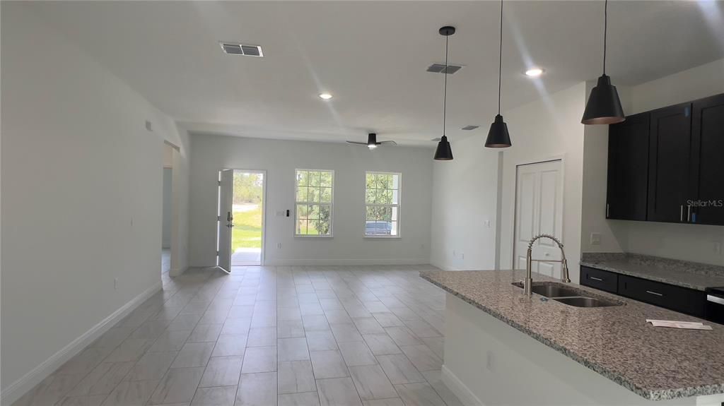 Interior, Kitchen, Pendant Lights, Recessed Lighting