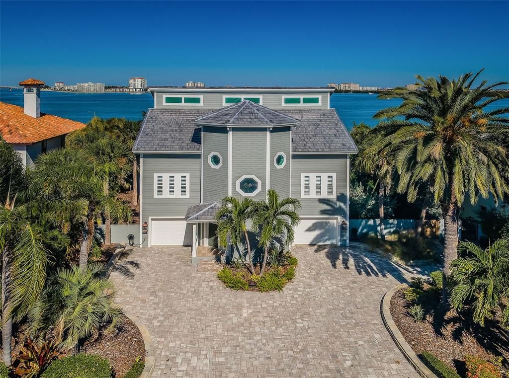 Attached, Exterior, Facade, Water, Mediterranean