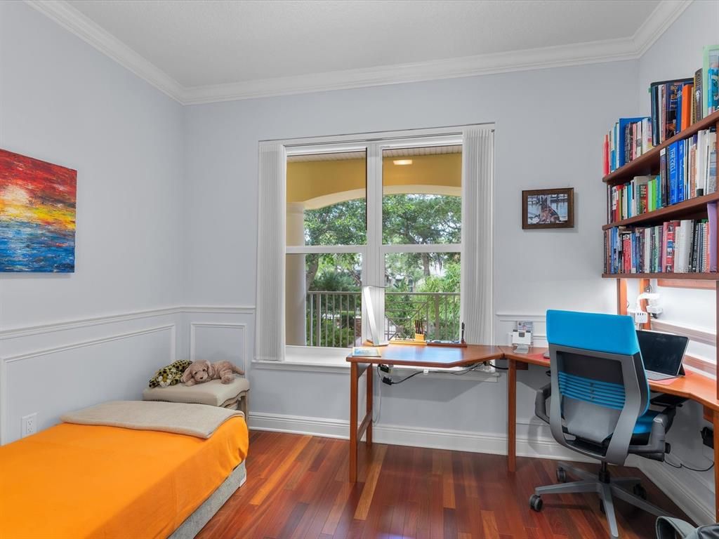 Home Office, Interior, Wood Texture Flooring