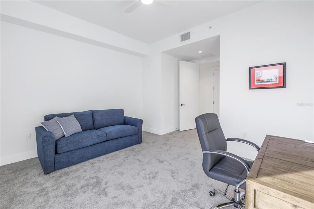 Home Office, Interior, Recessed Lighting