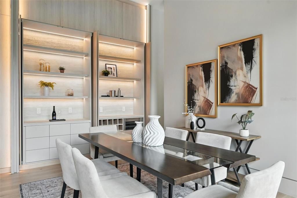 Home Office, Interior, Wood Texture Flooring