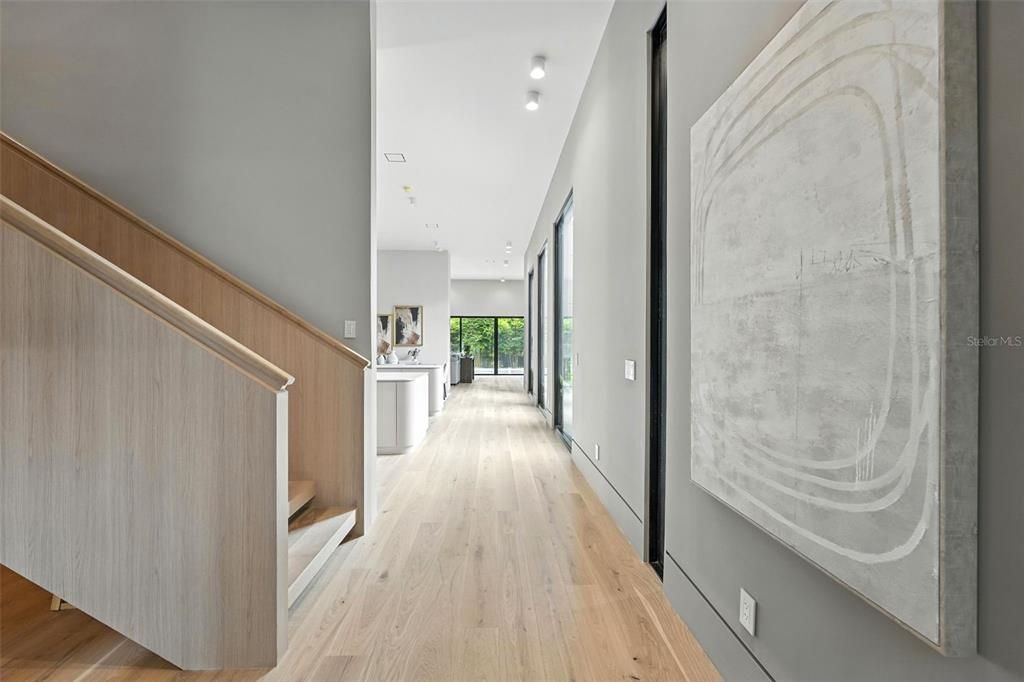 Interior, Recessed Lighting, Wood Texture Flooring