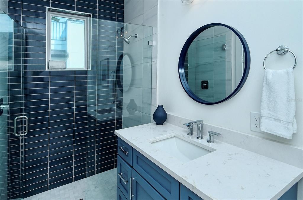 Bathroom, Glass Shower, Interior