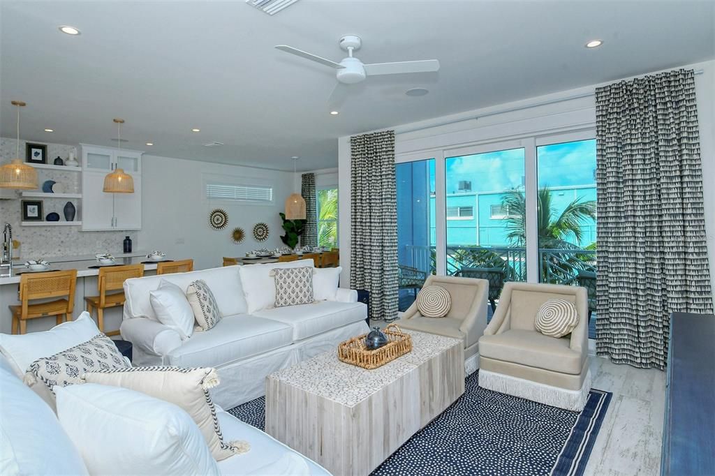 Interior, Kitchen, Living room, Pendant Lights, Recessed Lighting