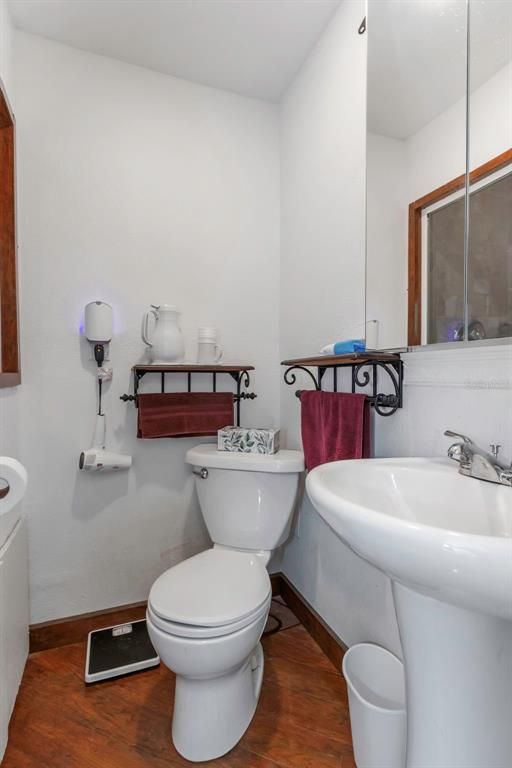 Bathroom, Interior, Wood Texture Flooring