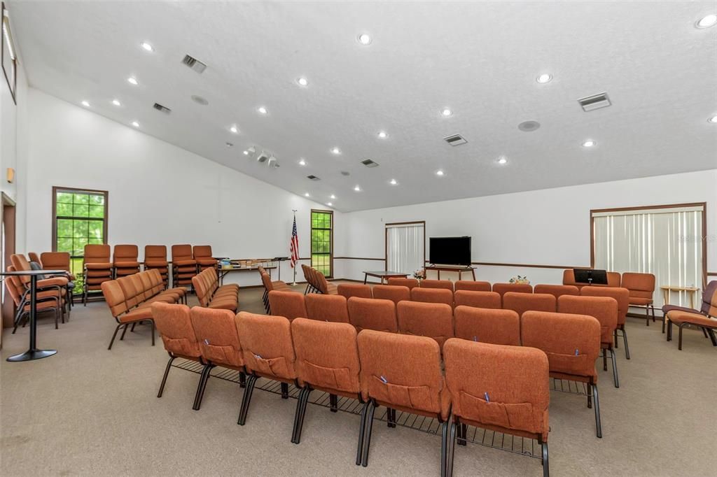 Home Theatre Room, Dining room, Interior, Projection Screen, Recessed Lighting, Theatre Room
