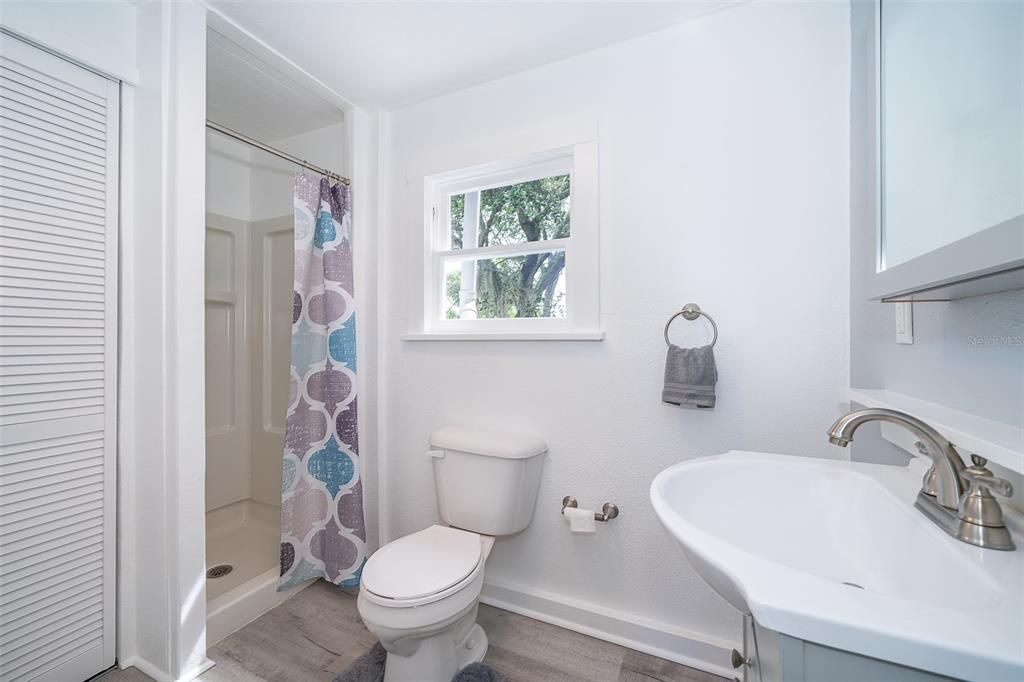 Bathroom, Interior, Wood Texture Flooring