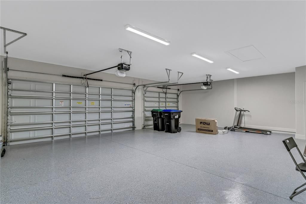 Fitness Equipment, Garage, Interior, Recessed Lighting