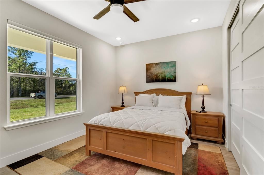 Bedroom, Interior, Recessed Lighting