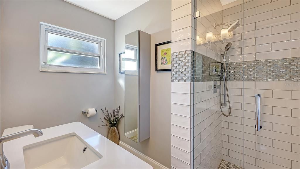 Bathroom, Glass Shower, Interior