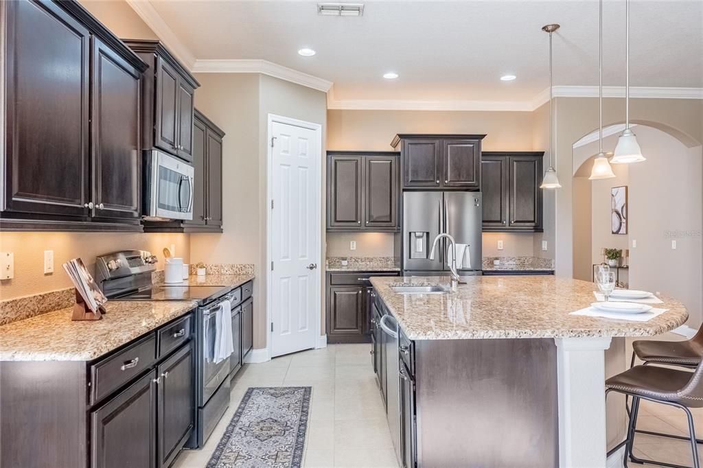 Interior, Kitchen, Pendant Lights, Recessed Lighting