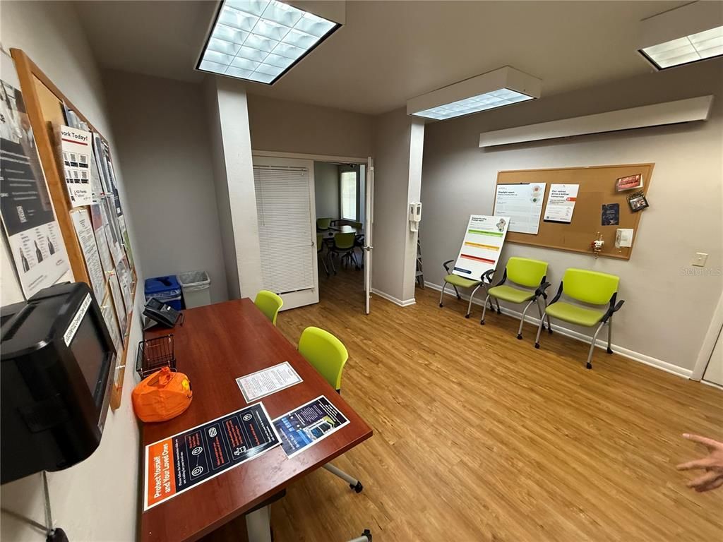 Home Office, Interior, Wood Texture Flooring