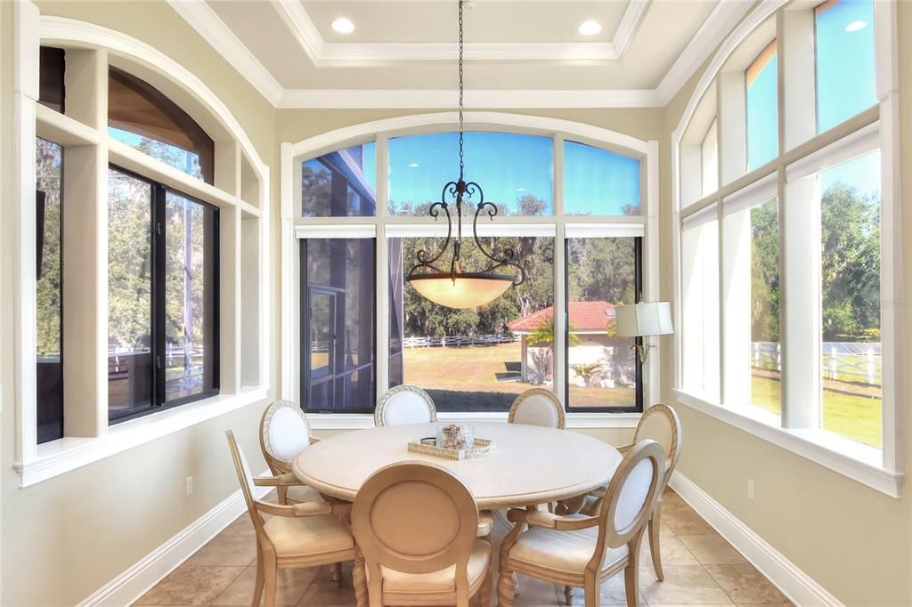 Dining room, Interior, Pendant Lights, Recessed Lighting