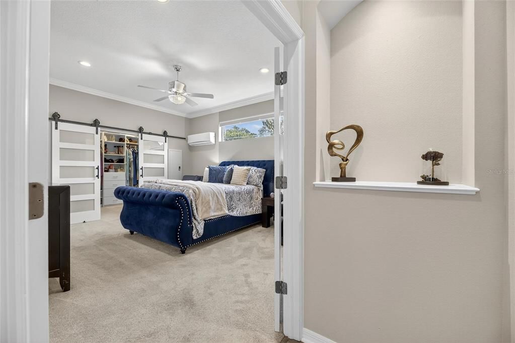 Bedroom, Interior, Recessed Lighting