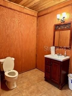 Bathroom, Interior, Wooden Ceilings, Wooden Walls