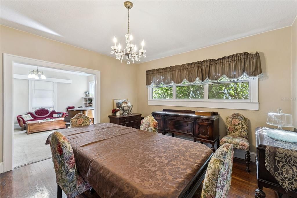 Bedroom, Chandelier, Dining room, Interior, Wood Texture Flooring