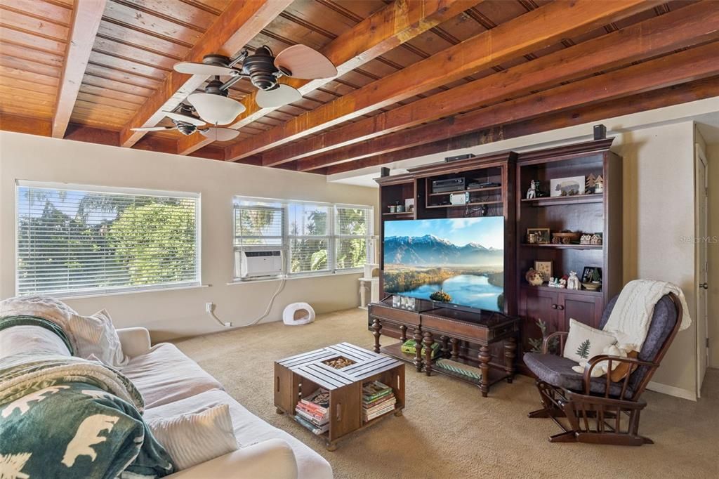 Interior, Living room, Wooden Beams, Wooden Ceilings