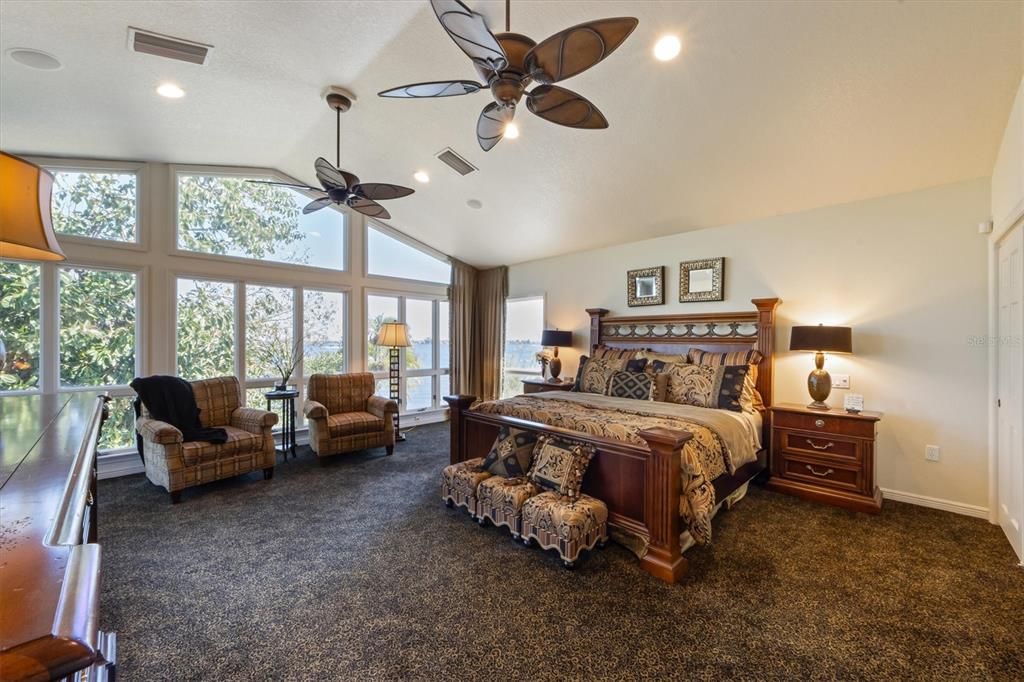 Bedroom, Interior, Recessed Lighting