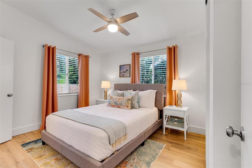 Bedroom, Interior, Wood Texture Flooring