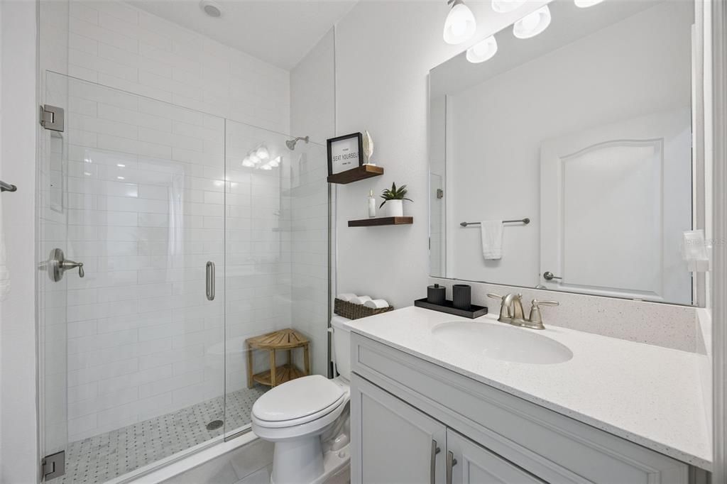 Bathroom, Glass Shower, Interior