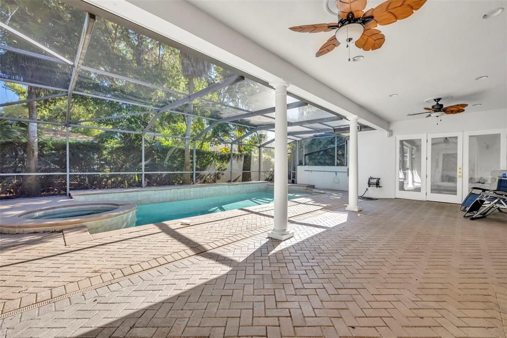 Glass Ceilings, Interior, Pool, Recessed Lighting, Sun Room