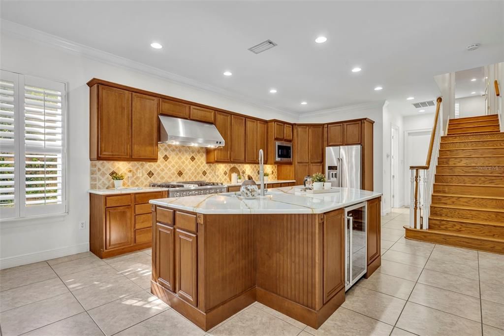Interior, Kitchen, Recessed Lighting, Stainless Steel Appliances