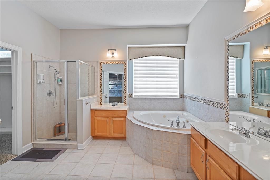 Bathroom, Dual Sink Vanities, Glass Shower, Interior