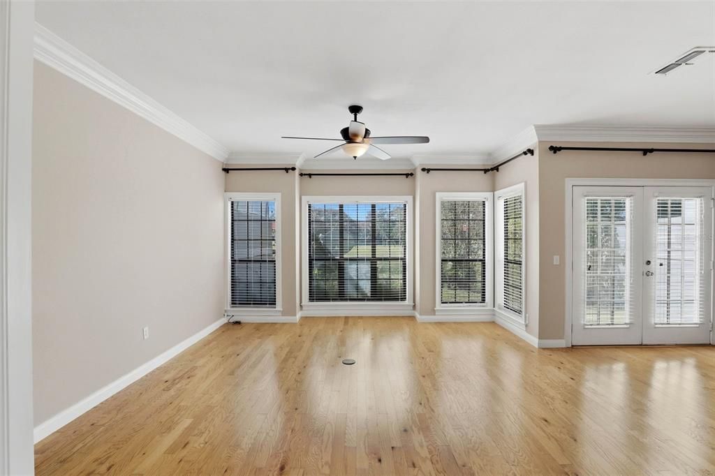 Empty room, Interior, Wood Texture Flooring