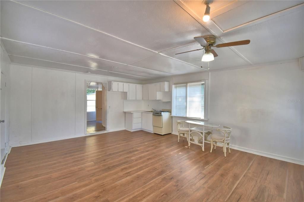 Dining room, Interior, Kitchen, Wood Texture Flooring