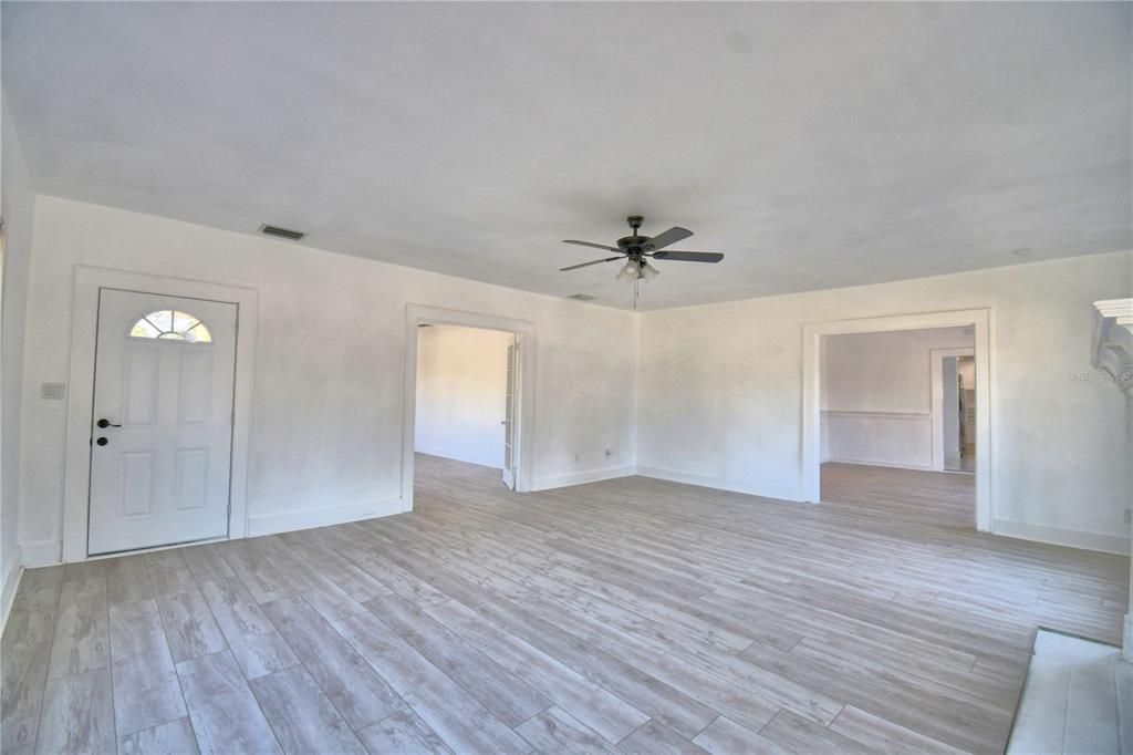 Empty room, Interior, Wood Texture Flooring