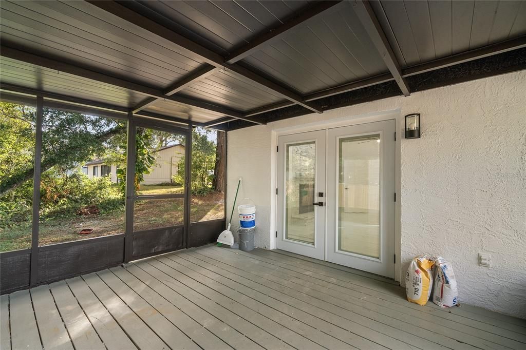 Interior, Sun Room, Wood Texture Flooring