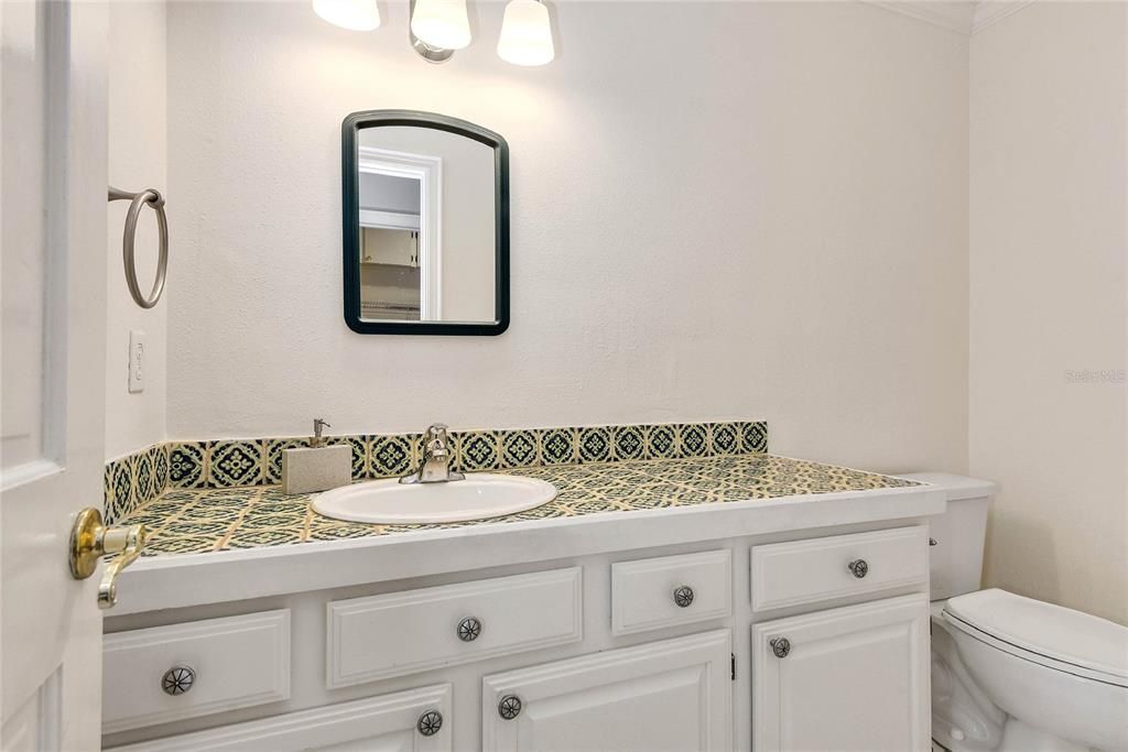 Bathroom, Interior, Tile Countertops