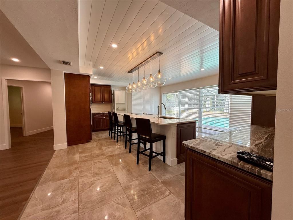 Interior, Kitchen, Pendant Lights, Recessed Lighting