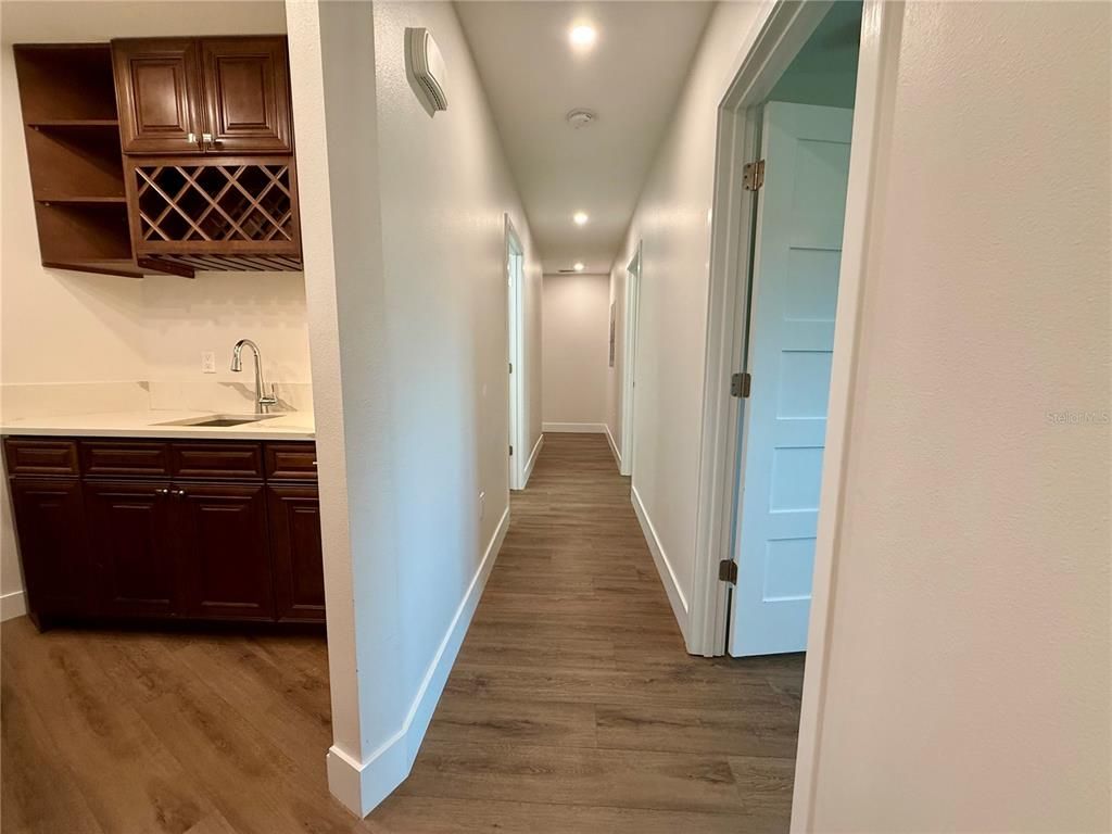 Interior, Recessed Lighting, Wood Texture Flooring