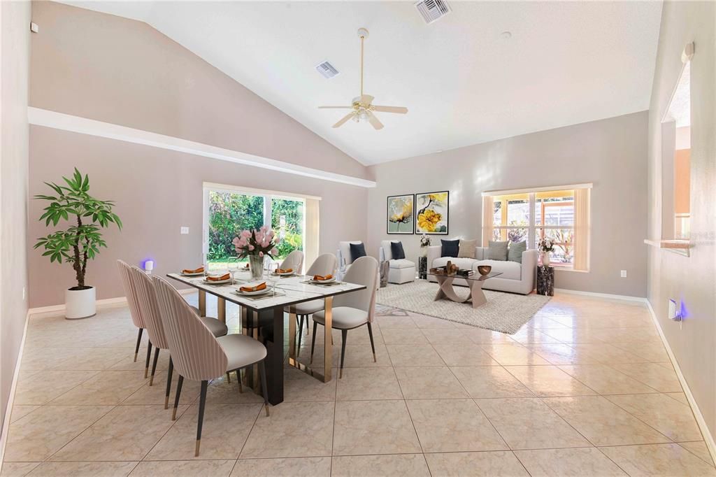Dining room, Interior, Living room