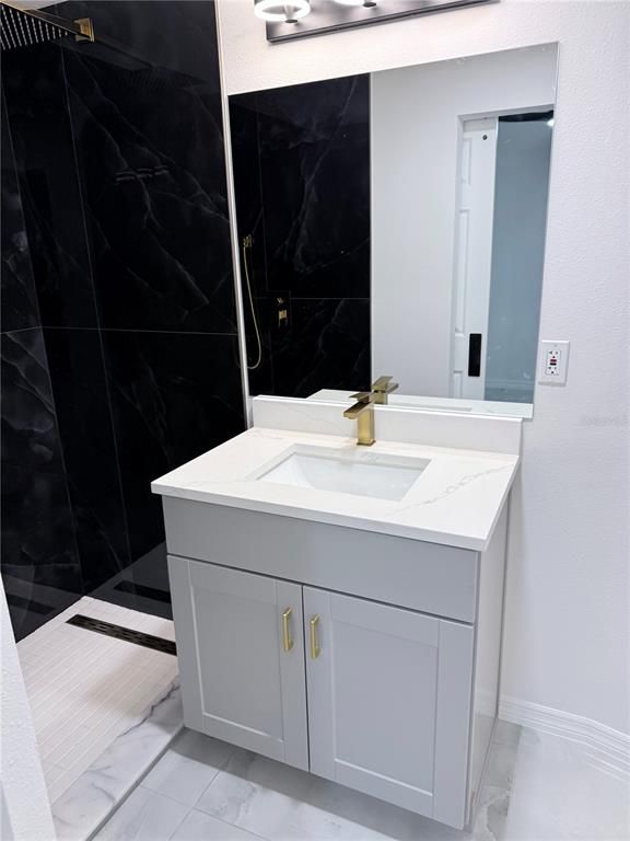 Bathroom, Interior, Marble Walls