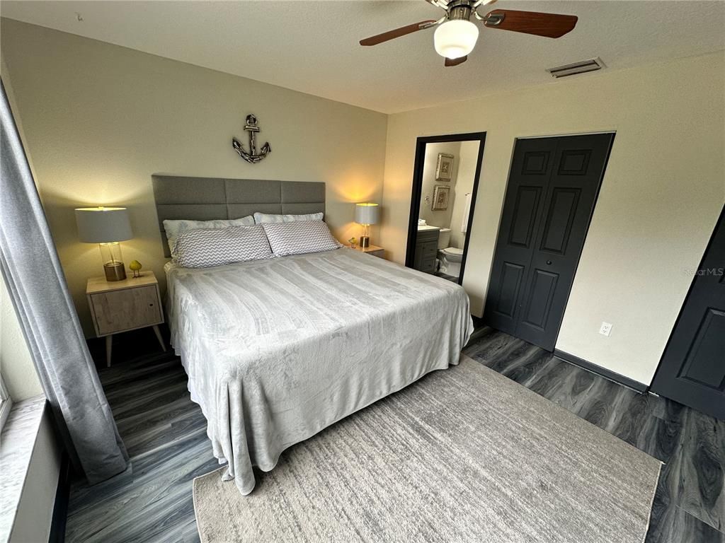 Bedroom, Interior, Wood Texture Flooring