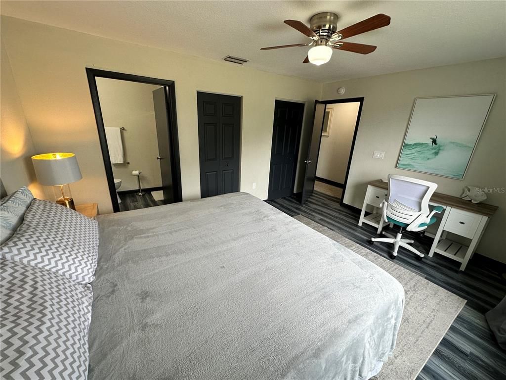 Bedroom, Interior, Wood Texture Flooring